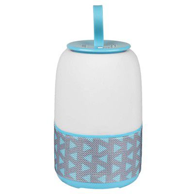 ROXO TG 608 Wireless Bluetooth Led Speaker with Aux, USB and Memory Card Support (Grey Blue)