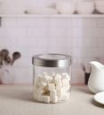 Roxx Boroxx Glass Jar with Stainless Steel Lid, 850ml, 1-Piece, Clear...
