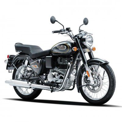 Royal Enfield Bullet 350 Disc & Spoke Wheel Motorcycle (Battalion Black)