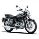 Royal Enfield Bullet 350 Disc & Spoke Wheel Motorcycle (Battalion Black) Booking for Ex-Showroom Price...