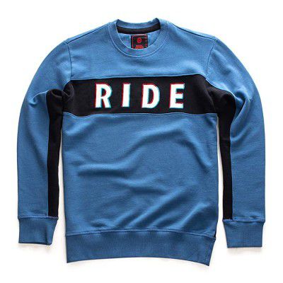 Royal Enfield Classico Sweatshirt Mid Blue (L) 42 CM(RLASSL000033)