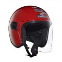 Royal Enfield Flip-up Coopter Camo MLG Helmet with Clear Visor Gt Red, Size: XL(61-62cm)...