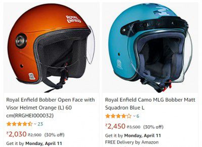 Royal Enfield Helmets at Minimum 30% off