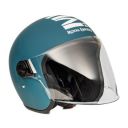 Royal Enfield - HESS20022 Open Face with Visor Matt Squadron Blue ABS Helmet, (L) 58 CM...