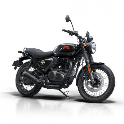Royal Enfield Hunter 350 with Disc & Spoke Wheels Motorcycle (Factory Black) Booking for Ex-Showroom Price