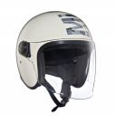 Royal Enfield ISI Certified Flip-up Camo MLG Helmet with Clear Visor(Gloss White-Size: XL)...