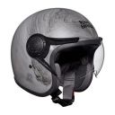 Royal Enfield Marble Open Face with Visor Helmet Matt Grey (L) 60 cm(RRGHEH000026)...