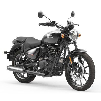 Royal Enfield Meteor 350 with Disc & Alloy Wheels Motorcycle (Fireball Black)
