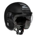 Royal Enfield Open Face MLG Helmet |Made Like a Gun | with Clear Visor MATT Black (L) 60 CM...