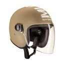 Royal Enfield Open Face MLG Helmet with Clear Visor Matt Desert Storm, Size: XL(61-62cm)...
