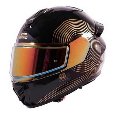 Royal Enfield PE Astral Full FACE RAD ID ABS GL Gold M58 | Fit: Regular