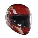 Royal Enfield Tpex Full Face Camo Mlg Riding Helmet with Clear Visor Gloss Red, Size: M ( 57-58Cm)...