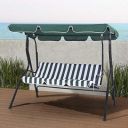 Royaloak Levis Jullay Bench (Green, Metal)...