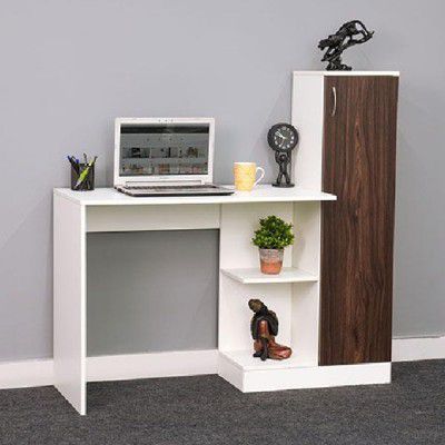 [Extra Rs 2500 OFF] Royaloak Luke Computer Table for Home Office | Sleek Engineered Wood with Melamine Finish for Durability | Ample Storage Space & Multi-Purpose Design | Modern and Functional Worksp