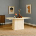 Royaloak Milan Italian Marble Dining Table Six Seater | Latest 6 Seater Dining Table ...