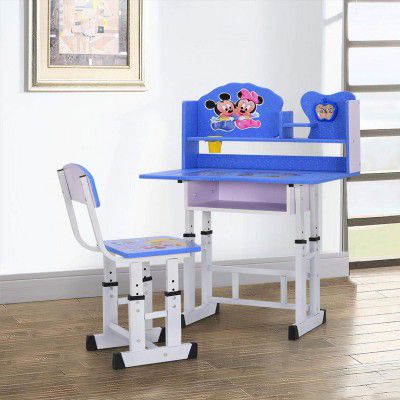 Royaloak Wood, Melamine Board and PVC Micky Desk with Chair