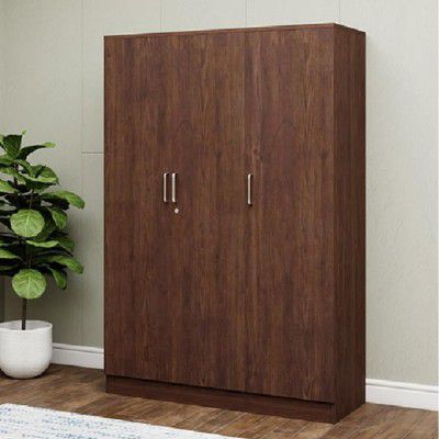Royaloak Zara 3 Door Wardrobe| Engineered Wood with Melamine Finish
