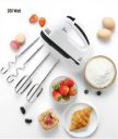 Royatto Hand Mixer 260 W Electric, Hand Blender (White)...