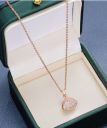 Royatto  Latest Style Korean Rose Gold Pearl in Open Shell Oyster Pendant Pearl Gold-plated Plated Copper Necklace...
