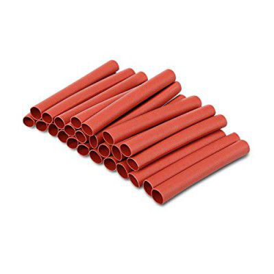 Rpi shop - 250 Pcs Red 6mm Polyolefin Heat Shrink Tube, Insulated Wire Cable Sleeve Wrap, 45mm(1.75" Inch) Machine Cut Pieces