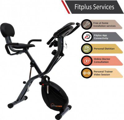 RPM Fitness by Cultsport RPM700 with Free Installation Indoor Cycles Exercise Bike (Black, Grey)