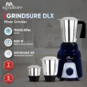 RR Grindsure DLX 500 W Mixer Grinder (Grindsure DLX | 3 Jars | Blue)...