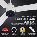 RR Signature BrightAir 1200mm BLDC Ceiling Fan with Remote Control...