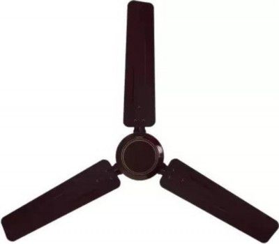 RR Signature Josh Eco Star-rated BEE Certified Energy Efficient 52-Watt High Speed 1 Star 1200 mm 3 Blade Ceiling Fan  (Brown | Pack of 1)