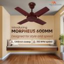 RR Signature MORPHEUS 600 MM | 4 Blades Ceiling Fan...