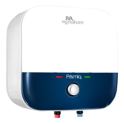 RR Signature Prismiq 15L Storage Water Heater |Glass Line Tank|8 Bar, High Rise Buildings |2 Yr Warranty on Product & 8 Yr on Tank by RR | Free Installation & Pipes