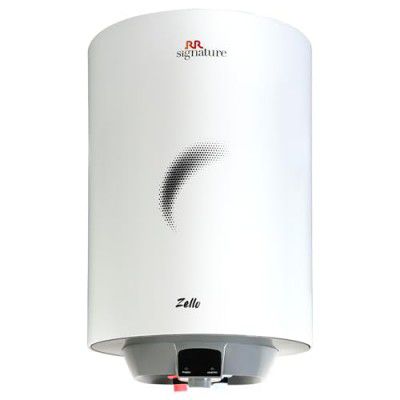 RR Signature Zello 10L Star Rated Storage Water Heater | Glass Line Tank Geyser | 8 Bar, Suitable for High Rise