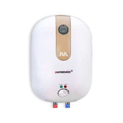 RR Supremus Plus 25L, 4 - Star Storage Water Heater With PUF Insulation & Magnesium Anode Rod (White)