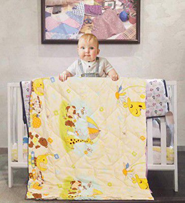 RRC Super Soft Brushed Microfiber Cotton Babies & Kids Super Soft All Season Use Kids Comforter, Babies Blanket (150 GSM)(0-8 Years)(Size: L-60 Inches & W- 45 Inches)