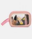 RRK IMPORT AND EXPORT Women Pink Cosmetic Bag...