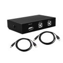 rts 5 ft Printer Sharing USB Switch 2 Ports USB 2.0 Selector Switch ...