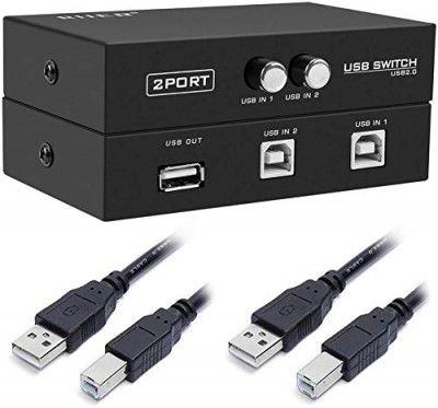 rts Printer Sharing Switch 2 Ports USB 2.0 Selector Switch 