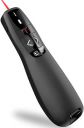 rts Slide Changer Wireless Laser Presenter Presentation Remote Clicker Laser Pointer PowerPoint Clicker PPT, Clicker Controller with Clip for PowerPoint USB Presentation Remote, 2.4GHz for Mac/Laptop/...