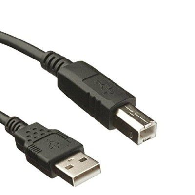 rts USB 2.0 High Speed Printer Scanner Cable A Male to B Male for HP, Canon (1.5 Meter - 4.92 Foot, Black)