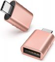 rts USB 3.1 Type C OTG Adapter, USB Type C to USB Type Connector, OTG [Thunderbolt-3 Compatible] Thunderbolt 3/USB Type C to USB 3.0 Adapter for Laptops, OTG Adapter for Android Phone (Rose Gold)...