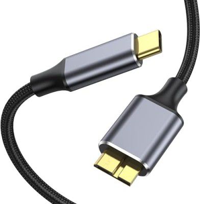 rts Usb C Type C Portable External Hard Disk Drive Hdd Cable,Nylon Braided 10Gbps Fast Charging&Syncing Cord Compatible 