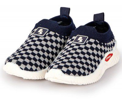RU SHAZZ Casual Shoes for Kids Boys & Girls Printed & Woven Design Slip-On Light Weight Sneakers for Toddler