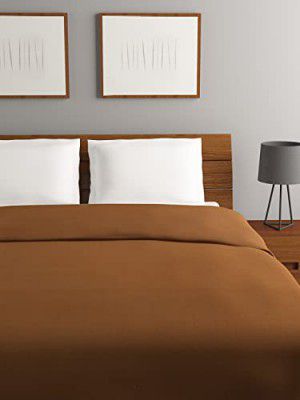 Rubix Home 220 GSM All Season Brown Fleece Blanket Double Bed