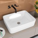 Ruboxa Ceramic Wash Basin - (Glam, White)...