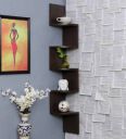 Ruby Perl Engineered Wood Open Book Shelf  (Finish Color - black, DIY(Do-It-Yourself))...