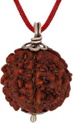 RUDRA UNIVERSE  5 mukhi rudraksha Wood Pendant