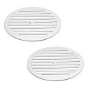 Ruhe Classic Round Floor Drain Set of 1 | Premium Stainless Steel Floor Drain | 4 Inches - Silver...