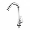 Ruhe® Swivel Spout Faucet/Tap | Kubix Swan Neck with Flexible Swivel Spout Faucet/Tap | Table Mount | with Chrome Finish for Bathrooms Wash Basins & Kitchen Sinks...