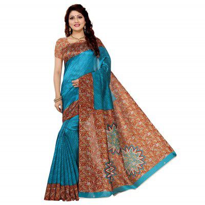 RUNAYA NX Printed Art Silk Saree