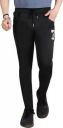 RUNNING MACHINE  Men Printed Black Track Pants...