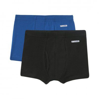 Rupa Boy's Cotton Stretch Trunks Pack of 2